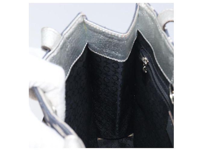 Céline Borsa a mano CELINE C Macadam Canvas Navy Auth 200940A Blu navy - vista 19
