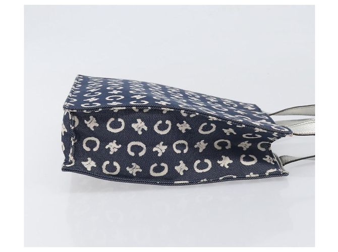 Céline Borsa a mano CELINE C Macadam Canvas Navy Auth 200940A Blu navy - vista 3