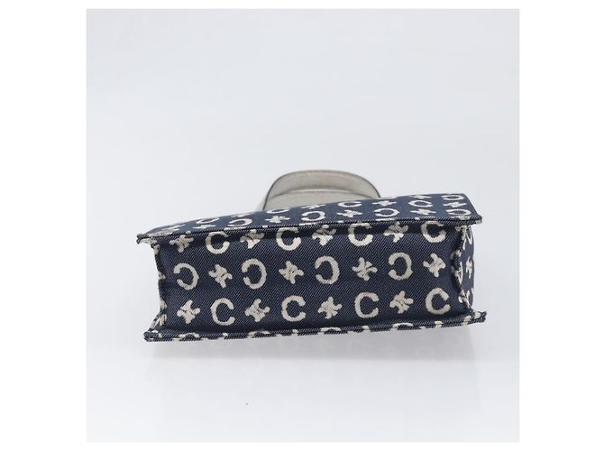 Céline Borsa a mano CELINE C Macadam Canvas Navy Auth 200940A Blu navy - vista 5