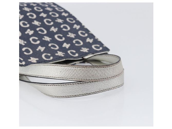 Céline Borsa a mano CELINE C Macadam Canvas Navy Auth 200940A Blu navy - vista 7