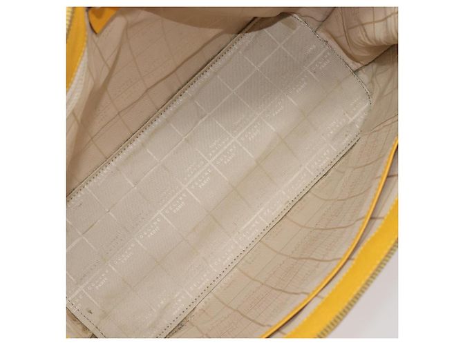 Céline Borsa Tote CELINE in pelle gialla, tono oro Auth ep15757 Giallo - vista 11