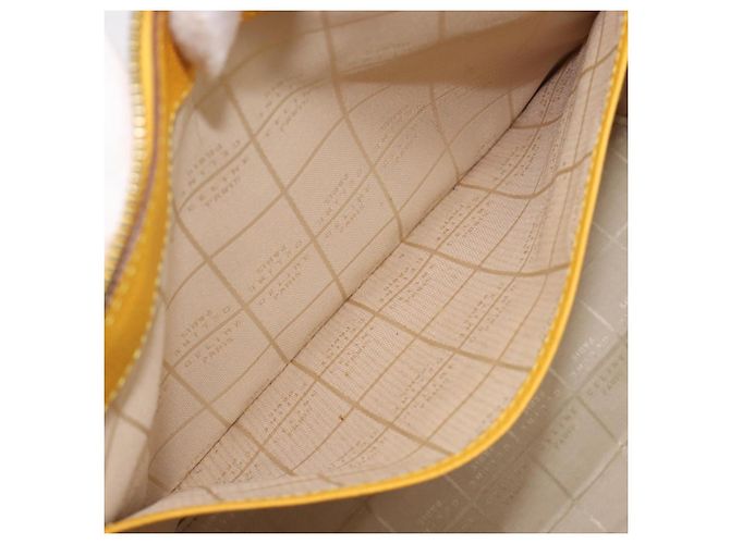 Céline Borsa Tote CELINE in pelle gialla, tono oro Auth ep15757 Giallo - vista 23