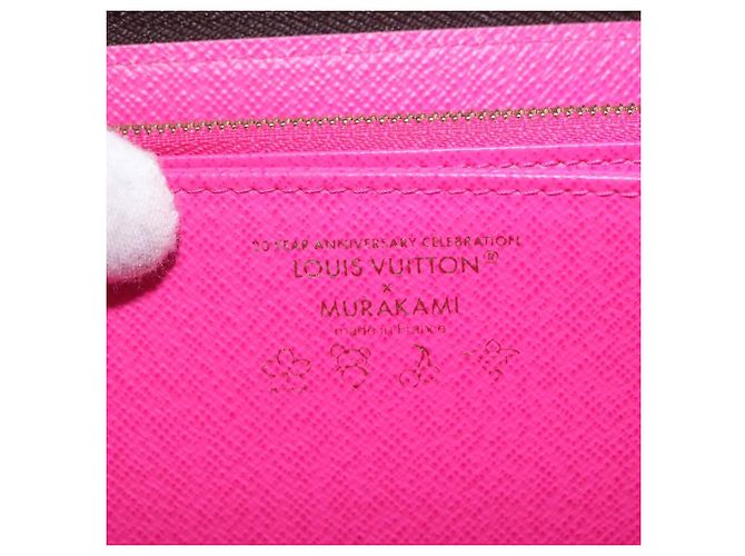 LOUIS VUITTON Monogram Takashi Murakami Zippy Wallet M14162 LV Auth 200162M Monogramma - vista 10