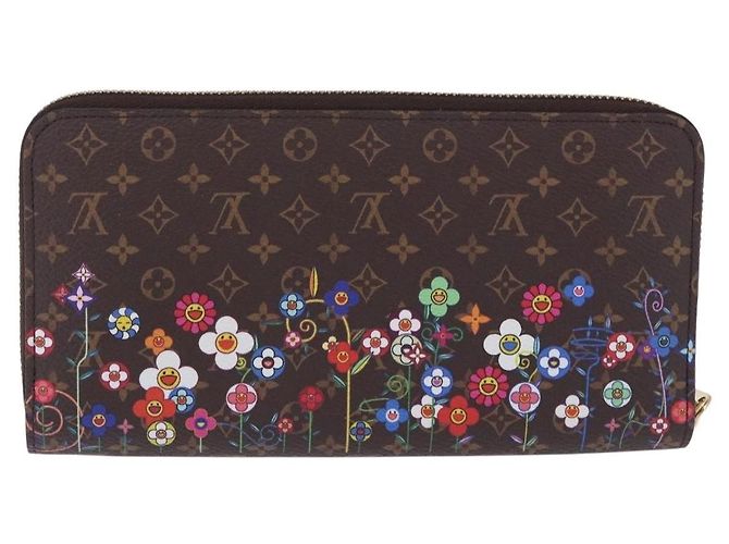 LOUIS VUITTON Monogram Takashi Murakami Zippy Wallet M14162 LV Auth 200162M Monogramma - vista 2