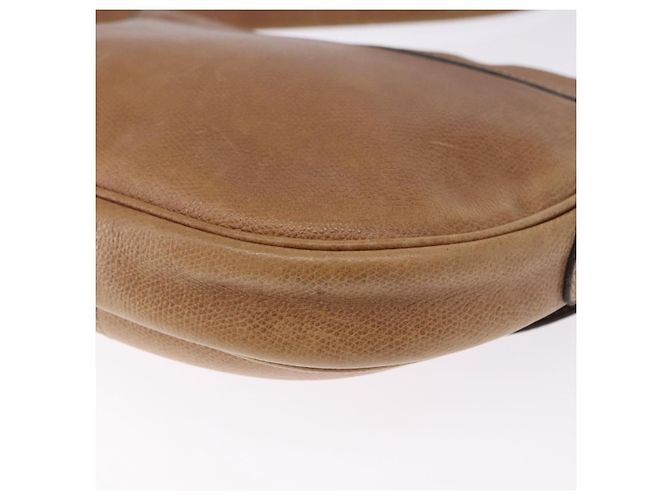 Borsa a tracolla LOEWE in pelle beige e oro autentica ka5886 D'oro - vista 16