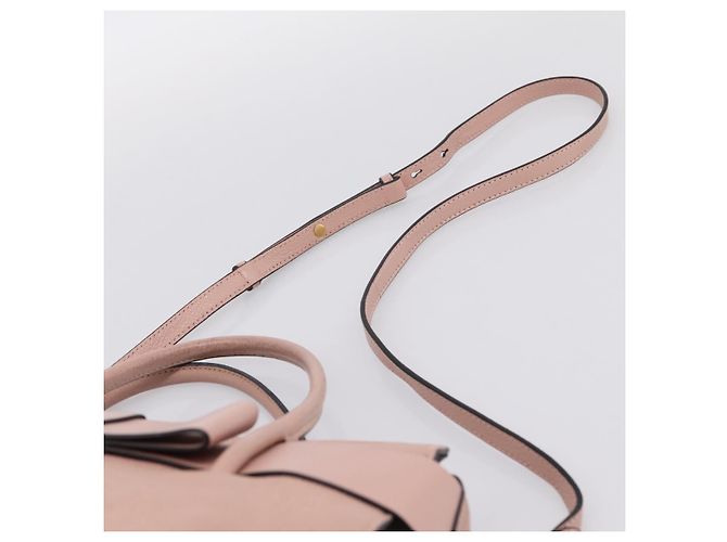 Borsa Miu Miu Madras Fiocco in pelle 2way Rosa Oro Auth 200153V D'oro - vista 14
