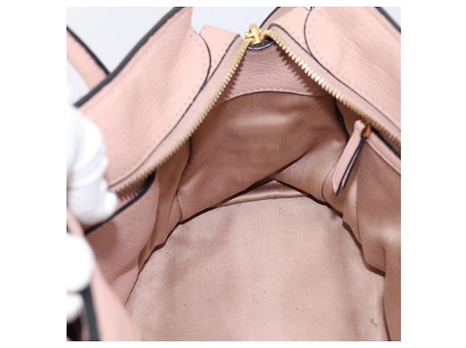 Borsa Miu Miu Madras Fiocco in pelle 2way Rosa Oro Auth 200153V D'oro - vista 21