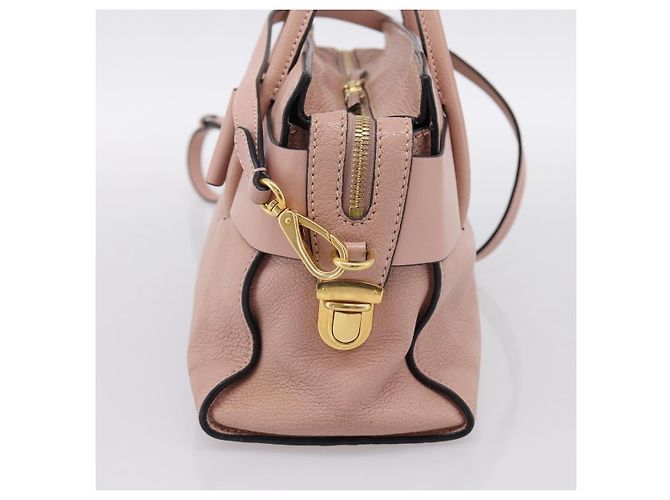 Borsa Miu Miu Madras Fiocco in pelle 2way Rosa Oro Auth 200153V D'oro - vista 4