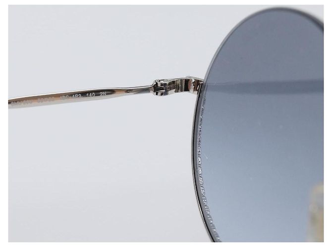 Gafas de sol Miu Miu metal Silver Auth BA15179 Plata - vista 10