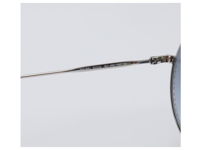 Gafas de sol Miu Miu metal Silver Auth BA15179 Plata - vista 11