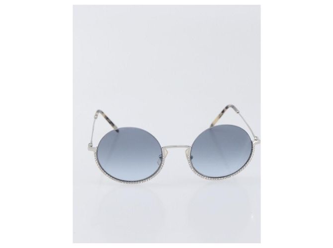 Gafas de sol Miu Miu metal Silver Auth BA15179 Plata - vista 13