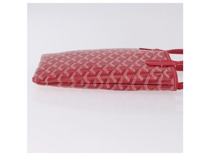 Borsa GOYARD Herringbone 2025 Only Poitiers Bag PVC 2way Rossa Auth SW2665SM Rosso - vista 4