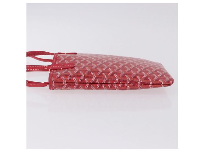 Borsa GOYARD Herringbone 2025 Only Poitiers Bag PVC 2way Rossa Auth SW2665SM Rosso - vista 5