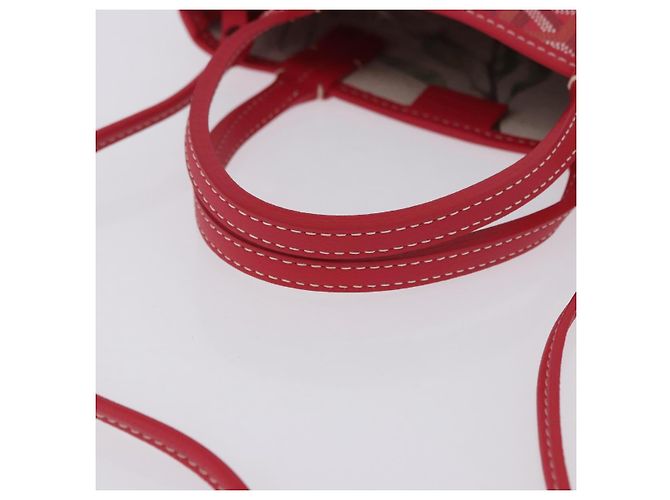 Borsa GOYARD Herringbone 2025 Only Poitiers Bag PVC 2way Rossa Auth SW2665SM Rosso - vista 7