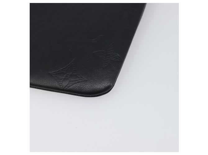 LOUIS VUITTON Monogram Shadow Pochette Discovery PM Black M44335 LV Auth 198551A Nero - vista 15