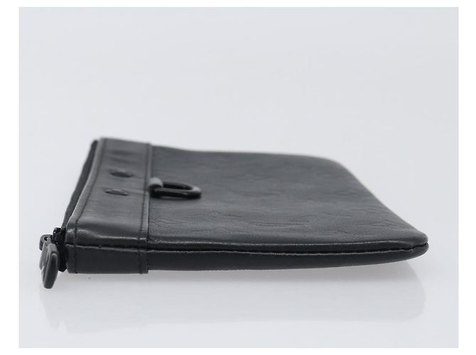 LOUIS VUITTON Monogram Shadow Pochette Discovery PM Black M44335 LV Auth 198551A Nero - vista 4