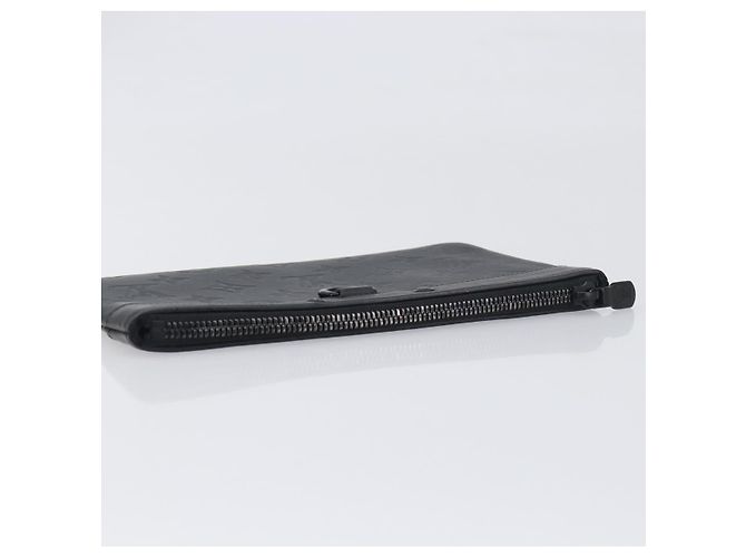 LOUIS VUITTON Monogram Shadow Pochette Discovery PM Black M44335 LV Auth 198551A Nero - vista 5