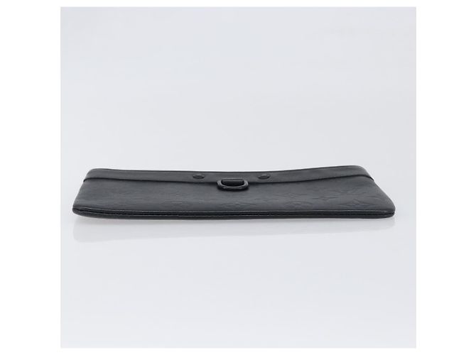 LOUIS VUITTON Monogram Shadow Pochette Discovery PM Black M44335 LV Auth 198551A Nero - vista 6