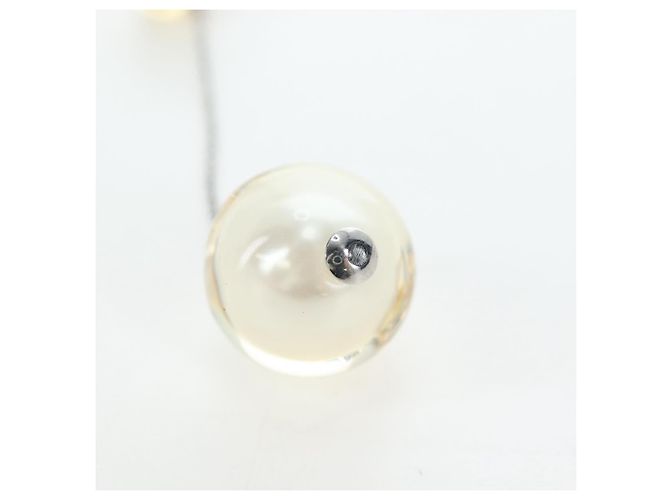 CHANEL Pierce Metal Silver Yellow CC Auth 192858V Argento Giallo - vista 4