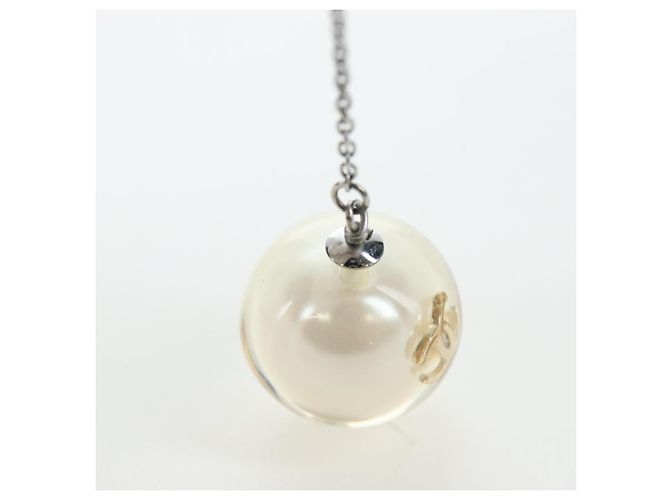 CHANEL Pierce Metal Silver Yellow CC Auth 192858V Argento Giallo - vista 5