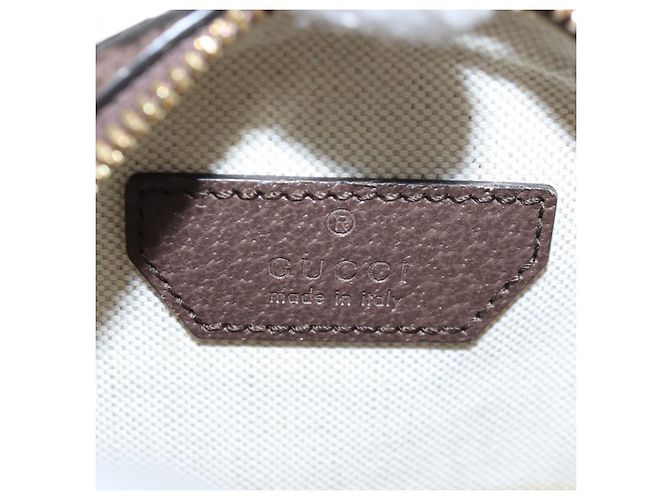 Borsa a tracolla GUCCI GG Supreme PVC Beige Gold 574978 Auth BA15155M D'oro - vista 19
