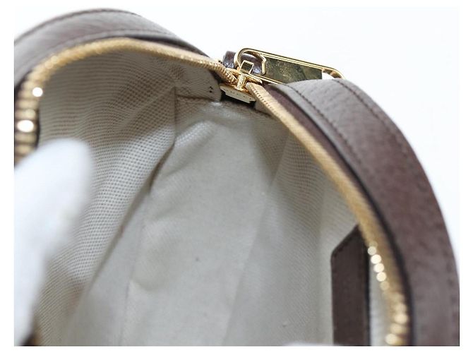 Borsa a tracolla GUCCI GG Supreme PVC Beige Gold 574978 Auth BA15155M D'oro - vista 22
