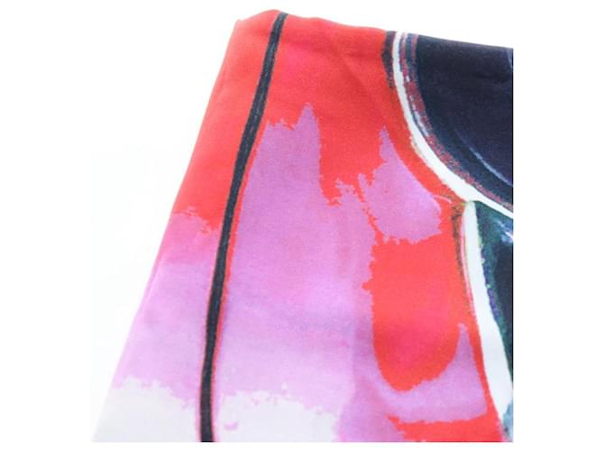 Sciarpa CHANEL COCO Silk Purple CC Auth 196740V Porpora - vista 7