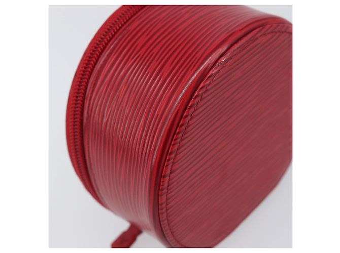 LOUIS VUITTON Epi Ecrin Bijoux 10 Jewelry Box Red M48217 LV Auth 199058A Rouge - vue 14