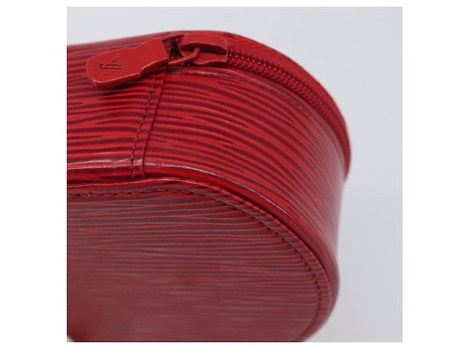 LOUIS VUITTON Epi Ecrin Bijoux 10 Jewelry Box Red M48217 LV Auth 199058A Rouge - vue 15