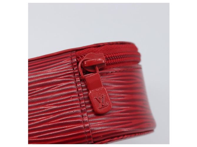 LOUIS VUITTON Epi Ecrin Bijoux 10 Jewelry Box Red M48217 LV Auth 199058A Rouge - vue 8