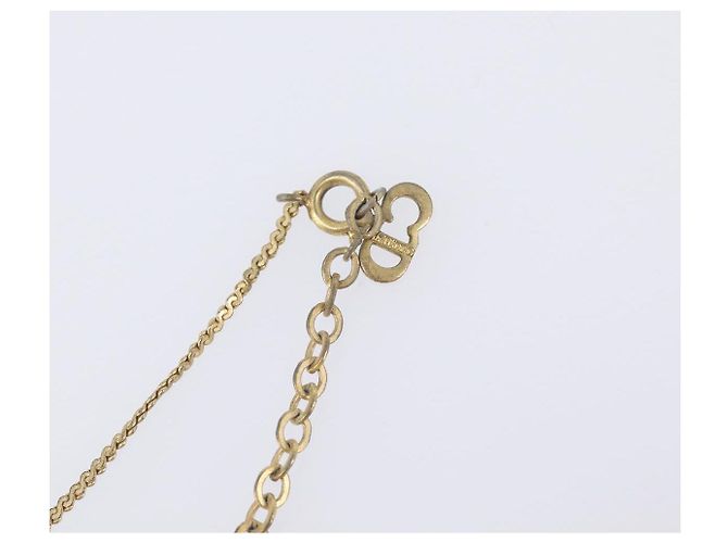 Collana Christian Dior metallo Gold Tone Auth 193456 - vista 7