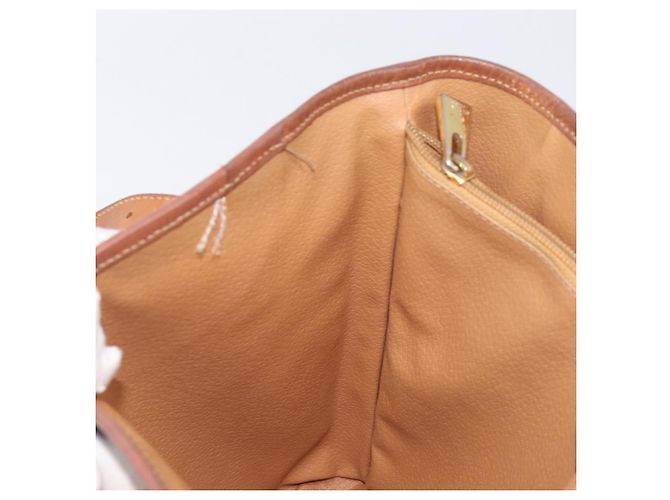 Céline Borsa a Mano CELINE Macadam PVC Pelle Marrone Tono Oro Auth ep15677 - vista 21