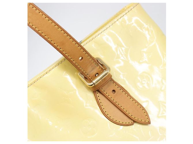 LOUIS VUITTON Monogram Vernis Brentwood Hand Bag Perle M91512 LV Auth 200140 - vista 18