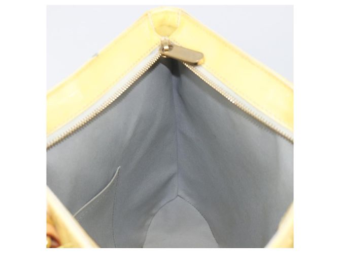 LOUIS VUITTON Monogram Vernis Brentwood Hand Bag Perle M91512 LV Auth 200140 - vista 20