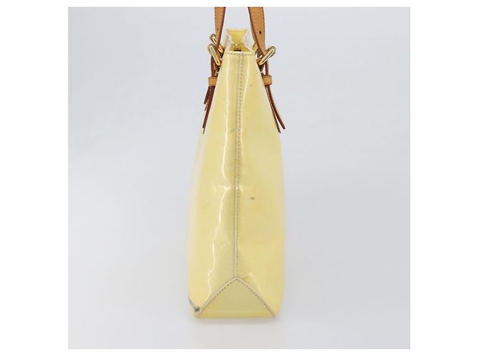 LOUIS VUITTON Monogram Vernis Brentwood Hand Bag Perle M91512 LV Auth 200140 - vista 3