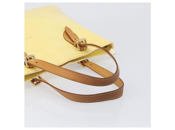 LOUIS VUITTON Monogram Vernis Brentwood Hand Bag Perle M91512 LV Auth 200140 - vista 7