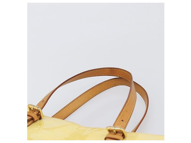 LOUIS VUITTON Monogram Vernis Brentwood Hand Bag Perle M91512 LV Auth 200140 - vista 8