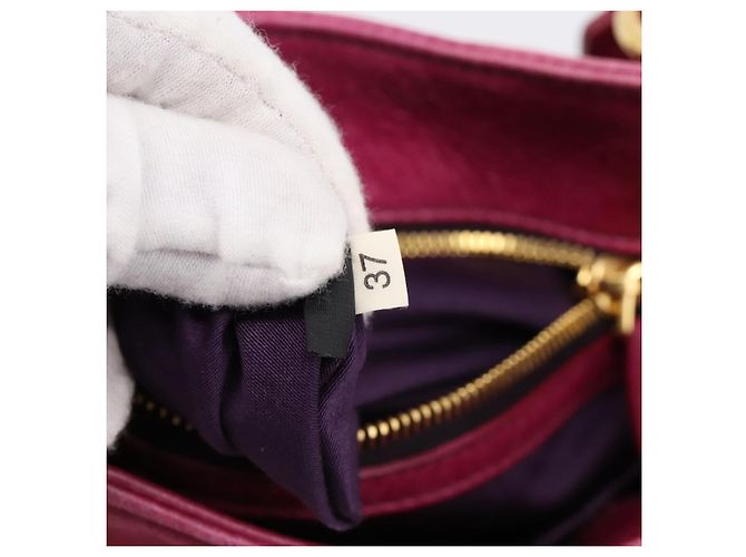 Borsa a mano Miu Miu Vitellolux 2way Pink Gold Auth 199159M Rosa D'oro - vista 11