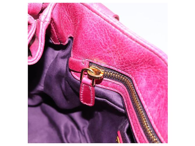 Borsa a mano Miu Miu Vitellolux 2way Pink Gold Auth 199159M Rosa D'oro - vista 22