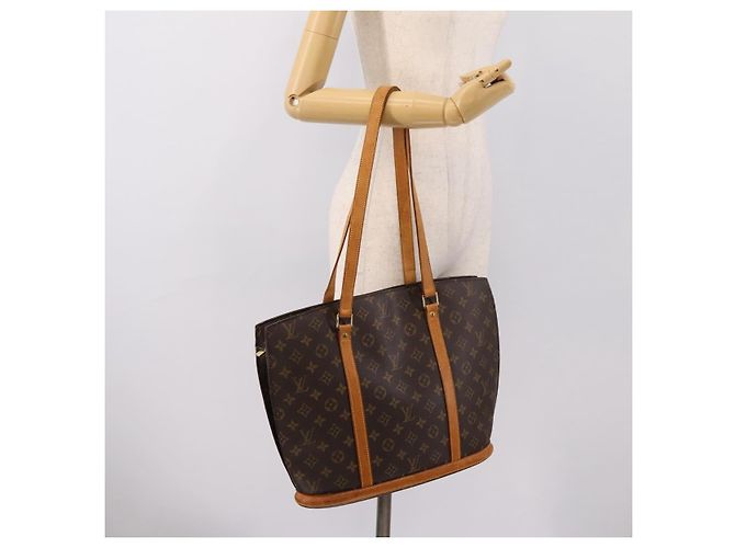 Borsa Tote LOUIS VUITTON Monogram Babylone M51102 LV Auth ka5879 Monogramma - vista 23