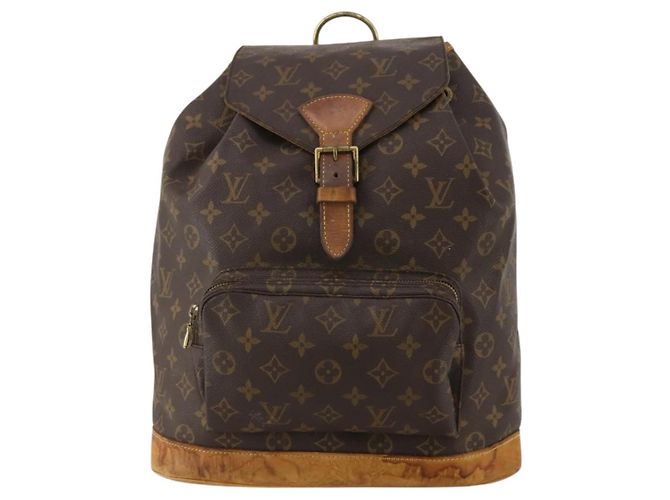 Zaino LOUIS VUITTON Monogram Montsouris GM M51135 LV Auth ep15758 Monogramma - vista 13