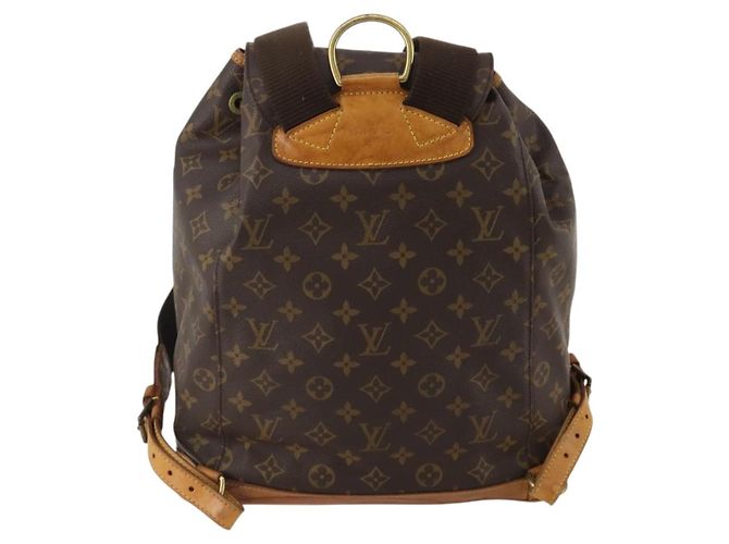 Zaino LOUIS VUITTON Monogram Montsouris GM M51135 LV Auth ep15758 Monogramma - vista 2