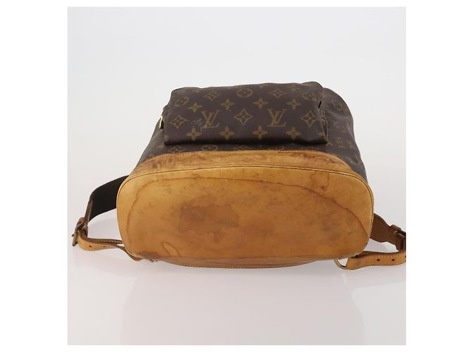 Zaino LOUIS VUITTON Monogram Montsouris GM M51135 LV Auth ep15758 Monogramma - vista 5