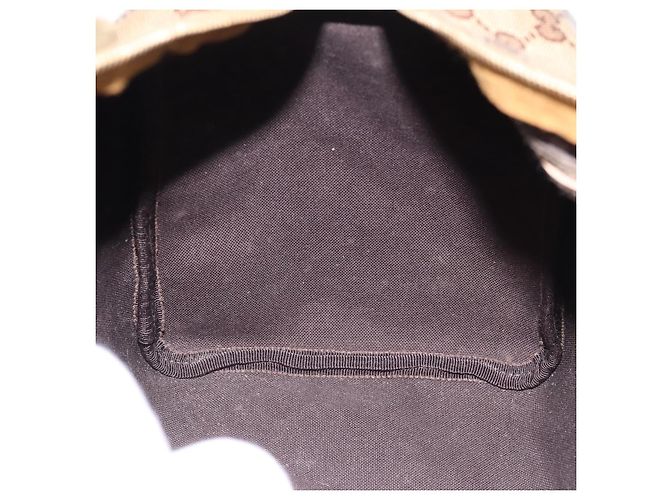 Borsa Boston GUCCI GG Crystal Coated Canvas Gold 193603 Auth 197908 D'oro - vista 16