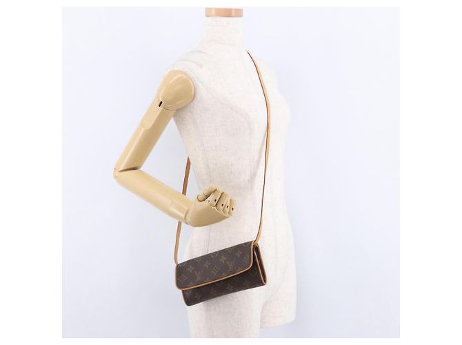 LOUIS VUITTON Monogram Pochette Twin PM Shoulder Bag M51854 LV Auth am12281V Monogramma - vista 21