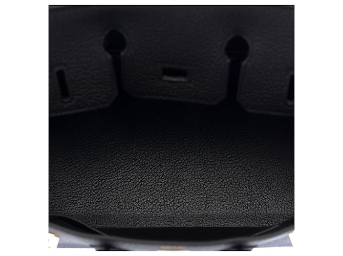 Hermès Borsa HERMES Birkin 25 in Pelle Nera - 103870 Nero - vista 8