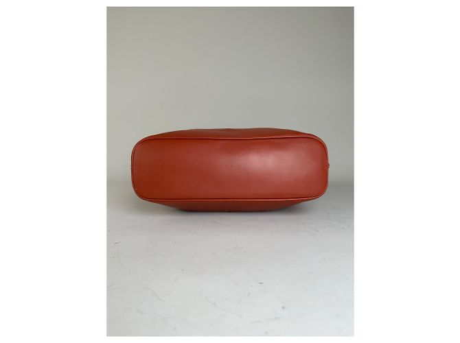 Vintage Issey Miyake Leder Tote Bag Rust Rot - Ansicht 12
