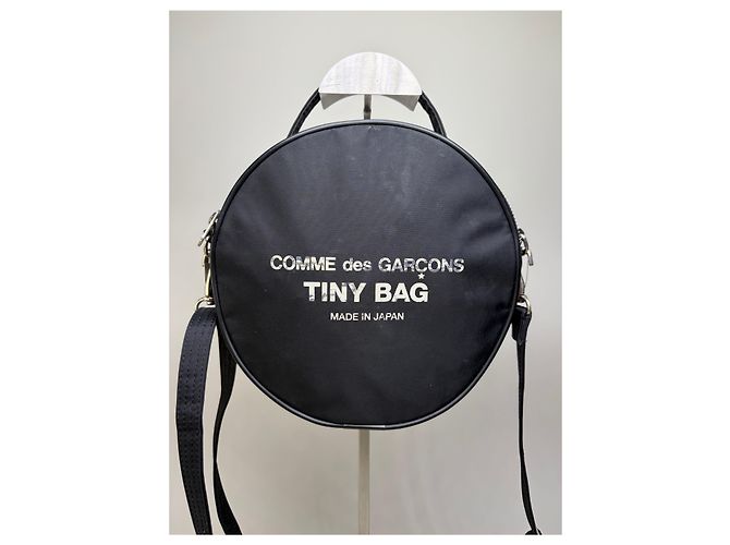 Vintage Comme Des Garcons TINY BAG Nylon Crossbody Schwarz - Ansicht 13