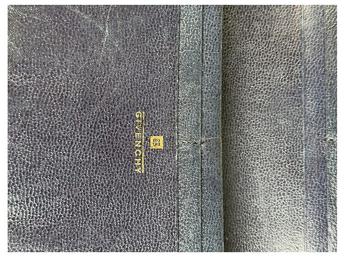 Vintage Givenchy Leather Long Wallet Black Gold - view 4