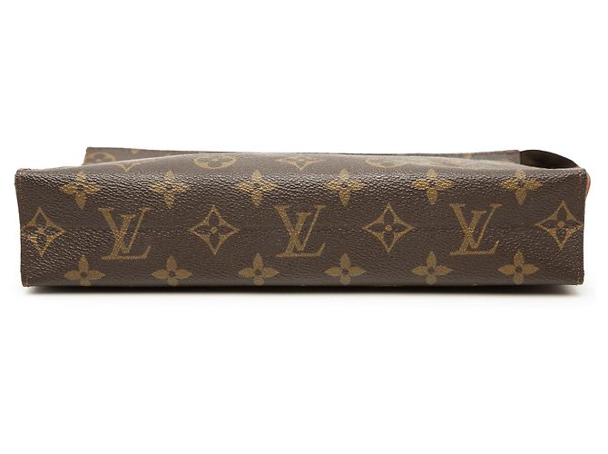 Necessaire Louis Vuitton Monogram marrone 26 Clutch Bag - vista 3